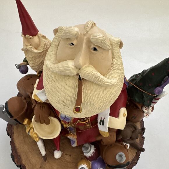 Enesco Christmas Just Believe Santa Figurine Dennis Brown Collectible - Picture 7 of 10